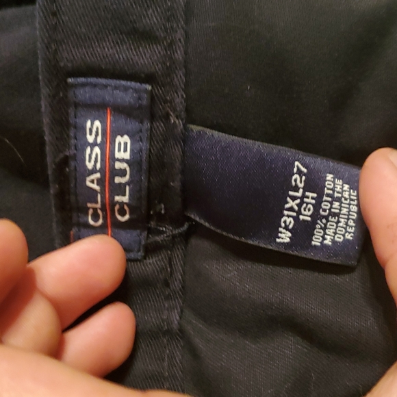 Class Club Dress Pants Size 31/27 or 16 Husky - Picture 3 of 3